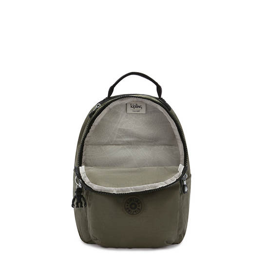 Kipling Seoul Small Klassieke Tablet Rugzak Groen | België 1356ZU